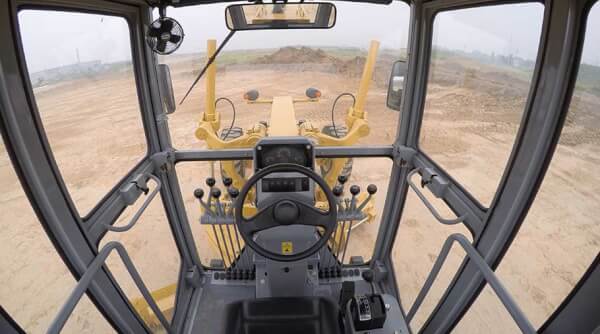 sem919 motor grader cabin