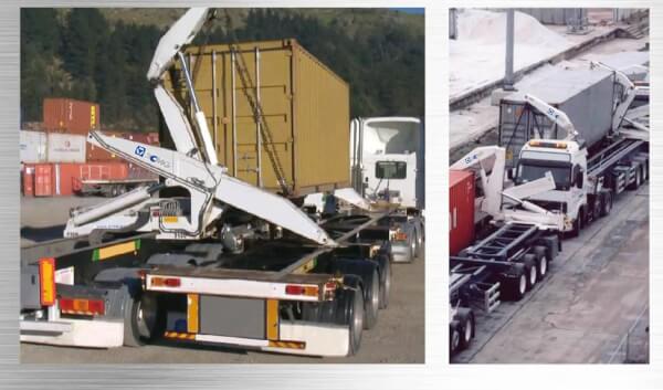 container side loader