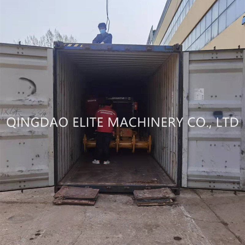Shantui grader shipping in container