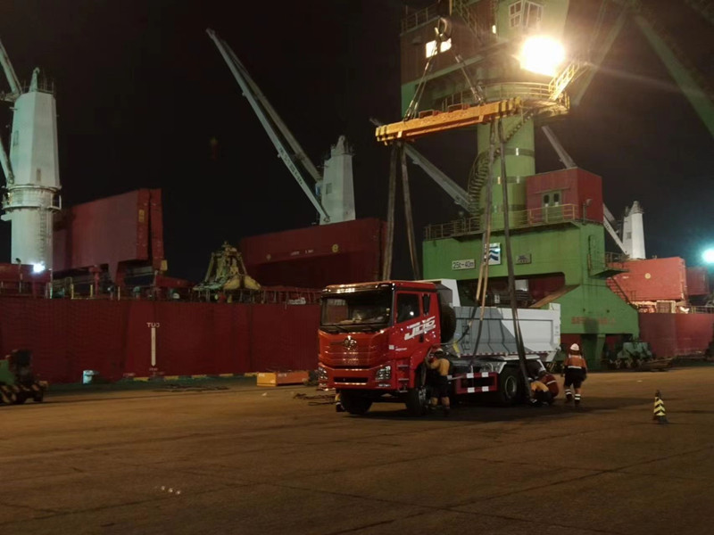 FAW JH6 dump truck shipping